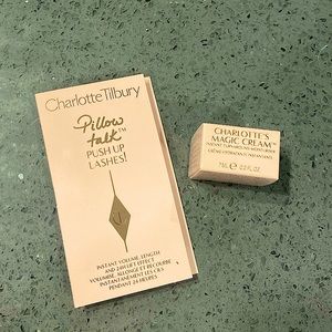 2/$40 💛 Charlotte Tilbury Magic Cream & Pillow Talk Mascara Bundle